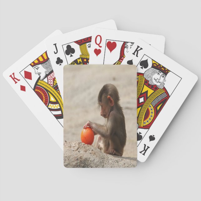 Baraja De Cartas Baboon Baby (Reverso)