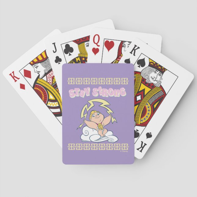 Baraja De Cartas Baby Hercules - Stay Strong Poker Cards (Reverso)