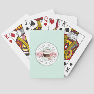 Baraja De Cartas Baby Mama Social Club Aqua
