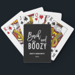 Baraja De Cartas Bach y Boozy Bachelorette Bridal Party Favor<br><div class="desc">Bach y Boozy Bachelorette Bridal Party favorecen</div>
