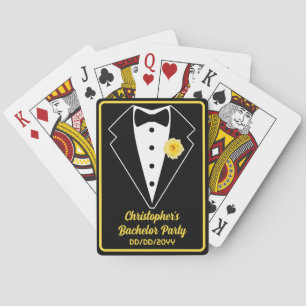 Baraja De Cartas Bacheler Party Poker Black Tuxedo Mantequilla Amar