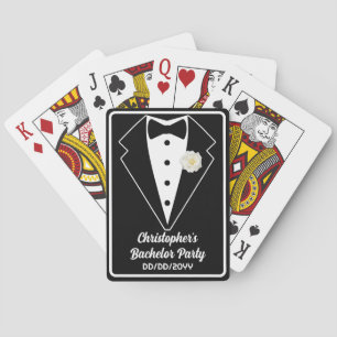 Baraja De Cartas Bacheller Party Poker Black Tuxedo Rosa Blanca