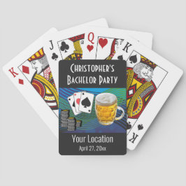 Baraja De Cartas Bachelor Party Wedding Favor Beer Poker