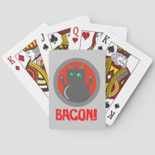 Baraja De Cartas Bacon Robot