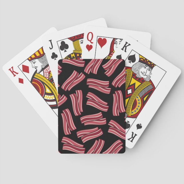 Baraja De Cartas Bacon Strips Pattern (Reverso)