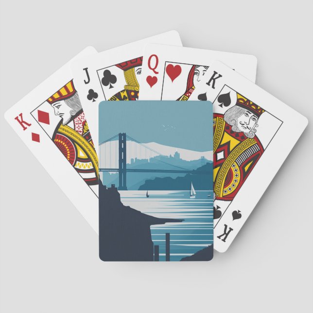 BARAJA DE CARTAS BAHÍA DE FRISCO #1 (Reverso)