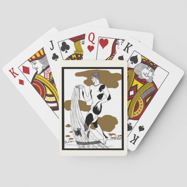 Baraja De Cartas Bailarín de ballet Vaslav Nijinski (Reverso)