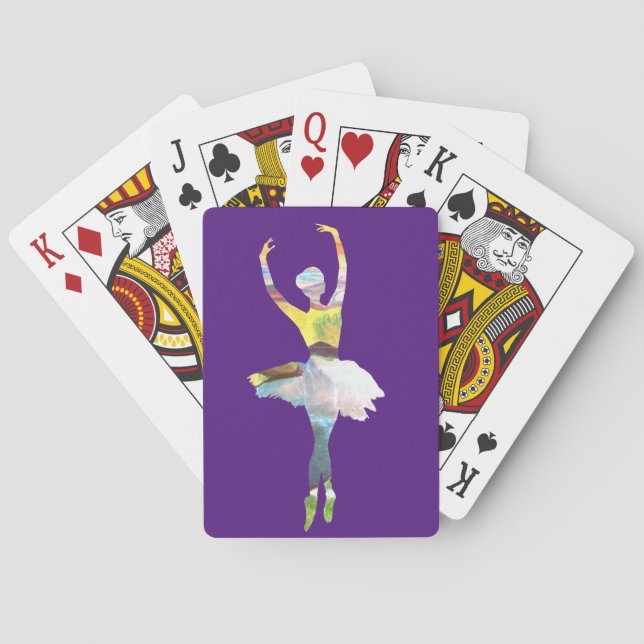 Baraja De Cartas Bailarina Danza de Ballet  (Reverso)