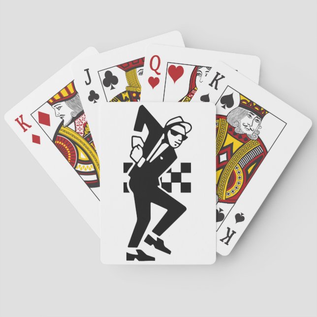 Baraja De Cartas Bailarina de SKA (Reverso)