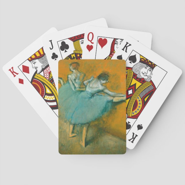 Baraja De Cartas Bailarinas de Degas en el ballet de bar (Reverso)
