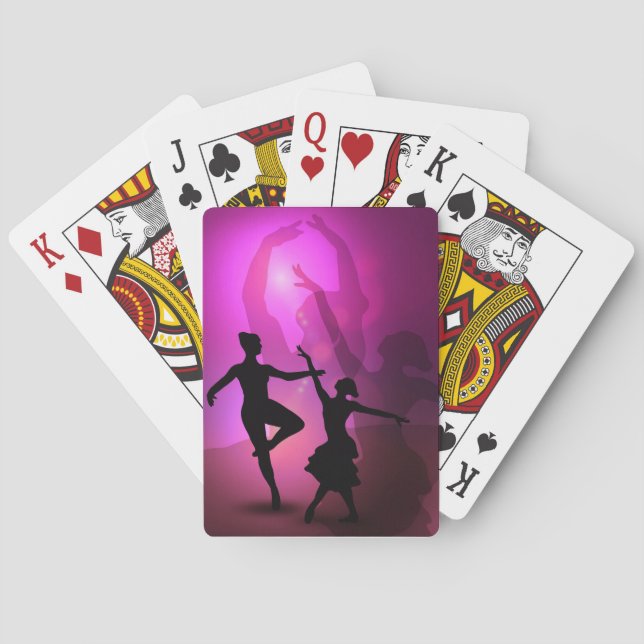 Baraja De Cartas Bailarines de Ballet (Reverso)