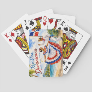 Baraja De Cartas Bailarines de playa de la República Dominicana rec