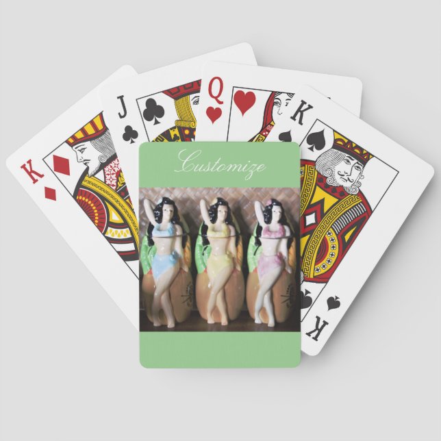 Baraja De Cartas Bailarines hawaianos Thunder_Cove (Reverso)