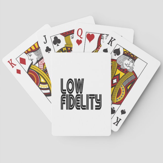 Baraja De Cartas Baja Fidelidad (Reverso)