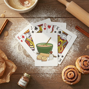 Baraja De Cartas Baking Cinnamon Rolling Cards