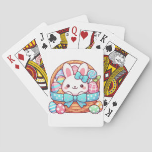 Baraja De Cartas Bakset de conejo de Pascua