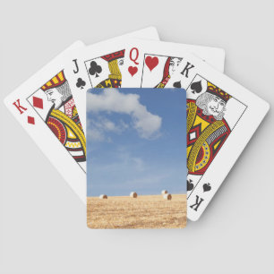 Baraja De Cartas Balas de heno en campo