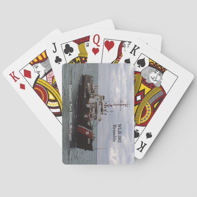 Baraja De Cartas Balas de juego de bramble WLB 392 (Reverso)