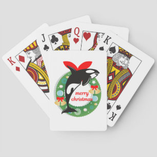 Baraja De Cartas ballena asesina de navidad