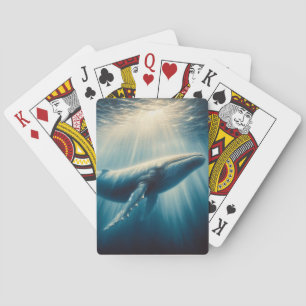 Baraja De Cartas ballena costera/naútica