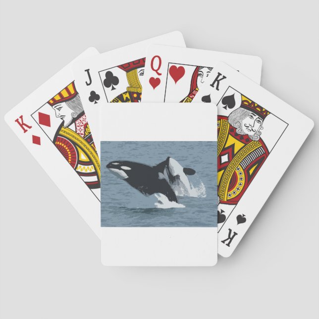 Baraja De Cartas Ballena de Orka (Reverso)