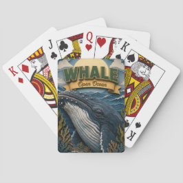 Baraja De Cartas Ballena en el océano abierto POPCUT