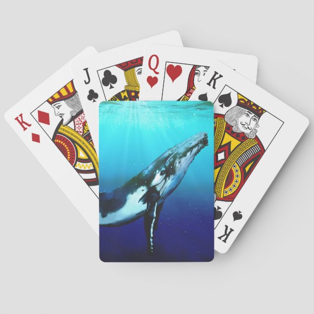 Baraja De Cartas Ballena jorobada (Reverso)