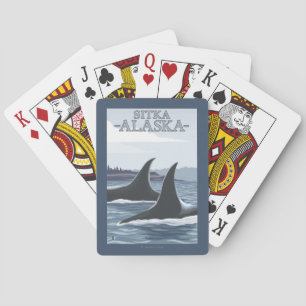 Baraja De Cartas Ballenas #1 - Sitka, Alaska de la orca