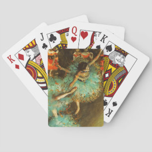 Baraja De Cartas Ballerina Dance Green Dancer Edger Degas Painting