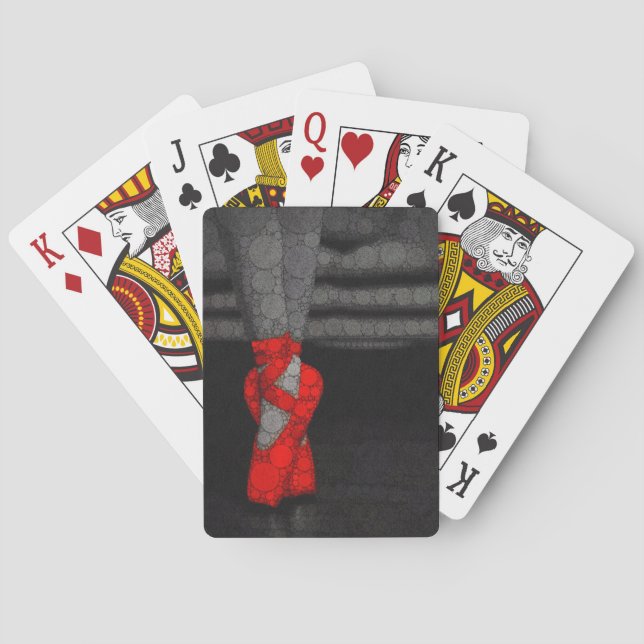 Baraja De Cartas Ballerina Shoes Cute Ballet (Reverso)