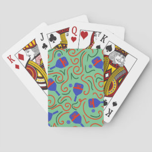 Baraja De Cartas Baloncesto con una servilleta