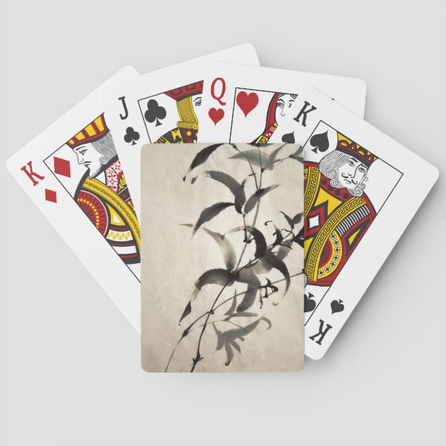 Baraja De Cartas Bambú (Reverso)
