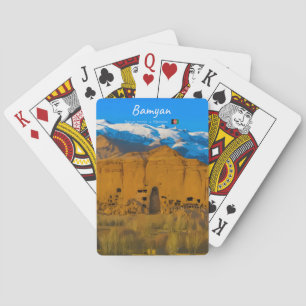 Baraja De Cartas Bamyan, Afganistán - Valle del acantilado de Buda