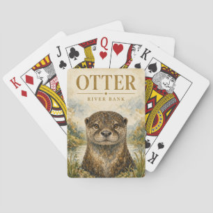 Baraja De Cartas Banco de Vida Silvestre del Río de las Nutrias