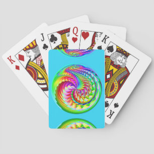 Baraja De Cartas Banda arco iris giratoria