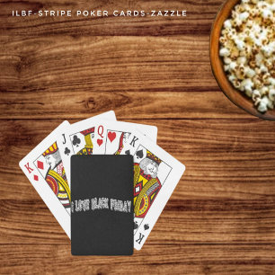 Baraja De Cartas Banda de negro ILBF