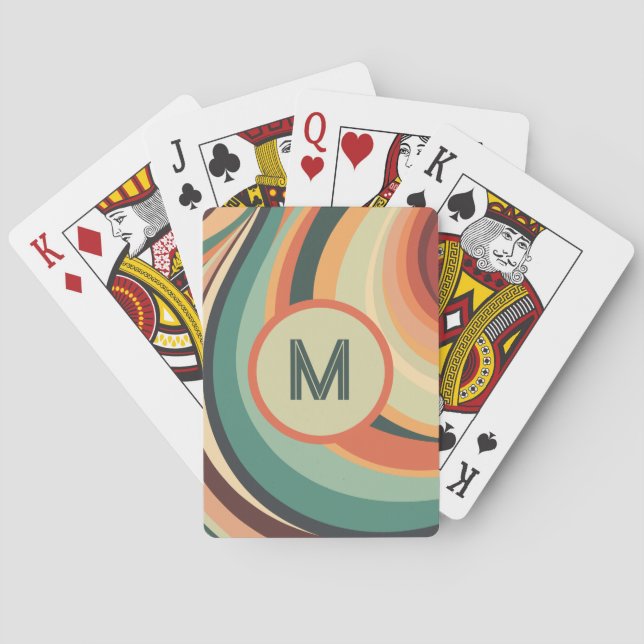 Baraja De Cartas Banda ondulada de ondulación (Reverso)