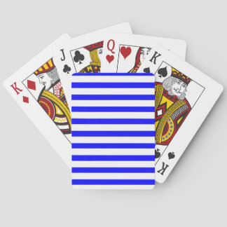 Baraja De Cartas Bandas blancas y azules