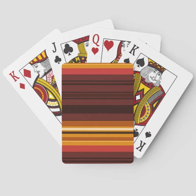 Baraja De Cartas Bandas de cosecha (Reverso)