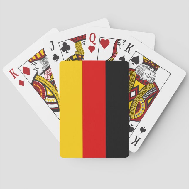 Baraja De Cartas Bandera alemana (Reverso)