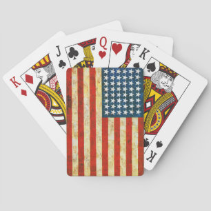 Baraja De Cartas Bandera Americana