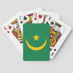 Baraja De Cartas Bandera antigua de Mauritania