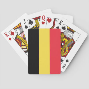 Baraja De Cartas Bandera belga patriótica