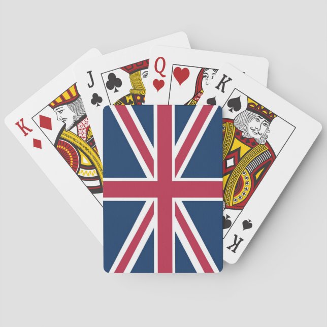Baraja De Cartas Bandera británica (Reverso)