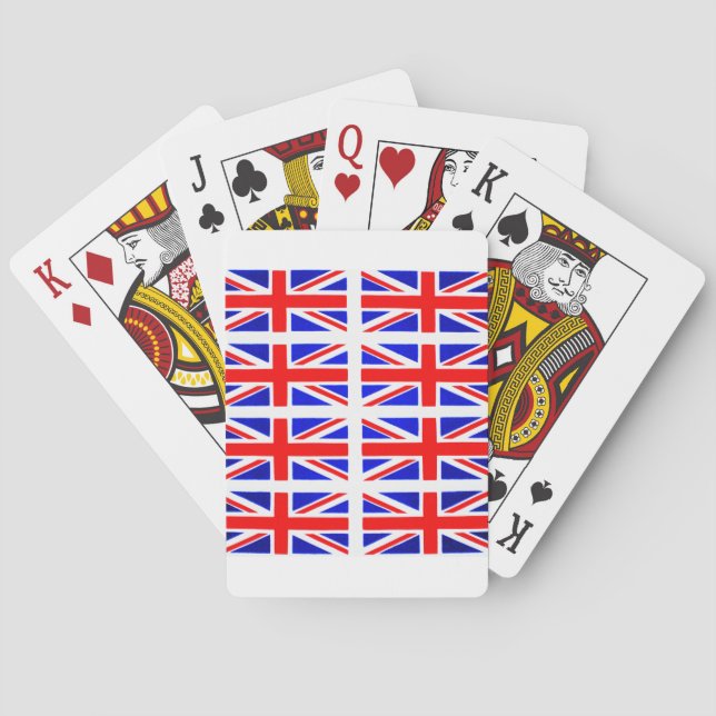 BARAJA DE CARTAS BANDERA BRITÁNICA (Reverso)