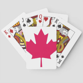 Baraja De Cartas Bandera canadiense