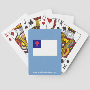 Baraja De Cartas Bandera Cristiana