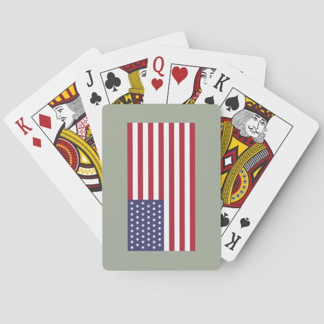 Baraja De Cartas Bandera de 51 estrellas de los Estados Unidos de A (Reverso)