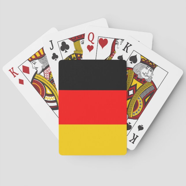 Baraja De Cartas Bandera de Alemania (Reverso)