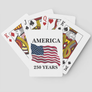 Baraja De Cartas Bandera de América 250 Años